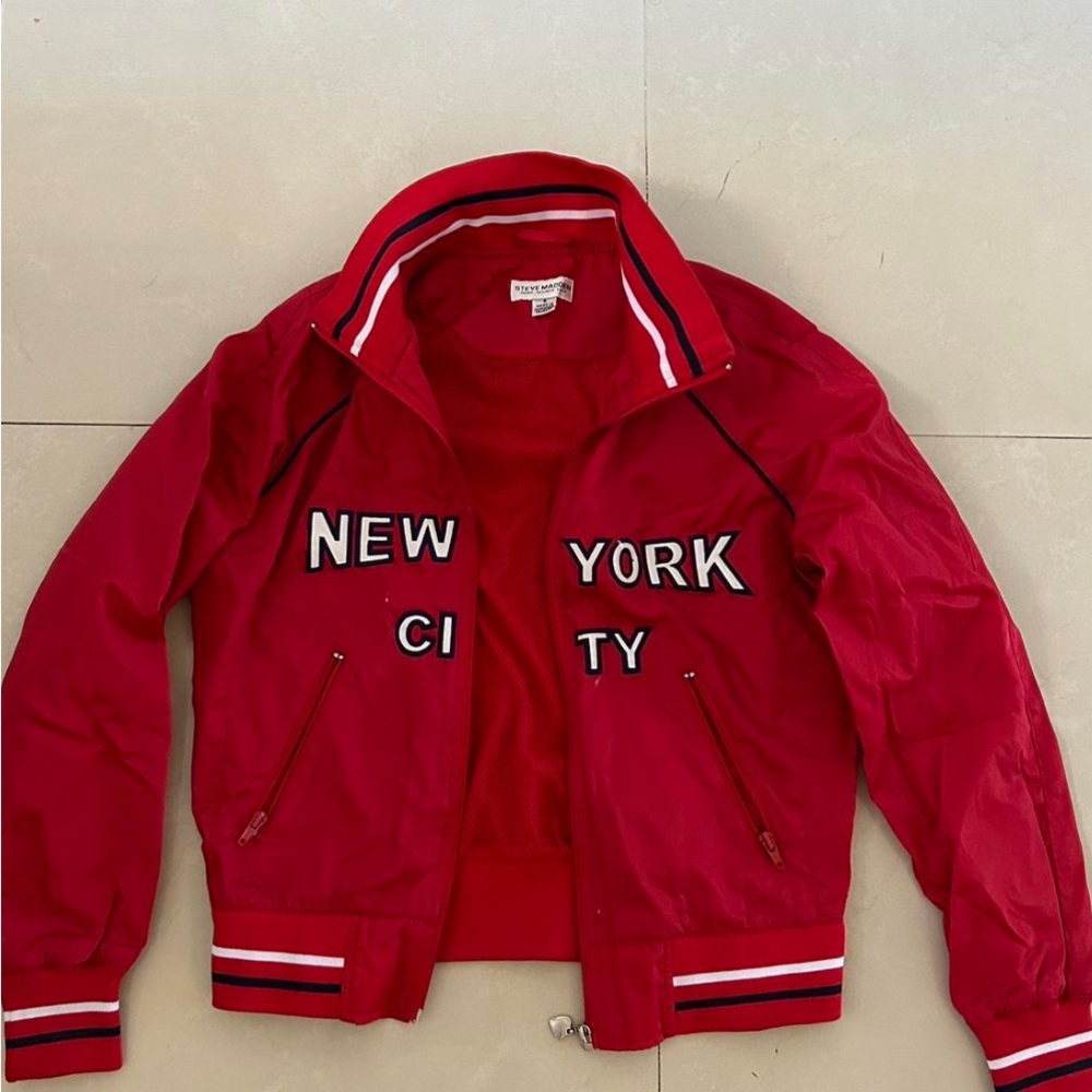Red Bomber Jacket - image 1
